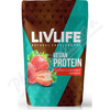 LIVLIFE Vegan Protein s lyofilizovan.jahodou 245g