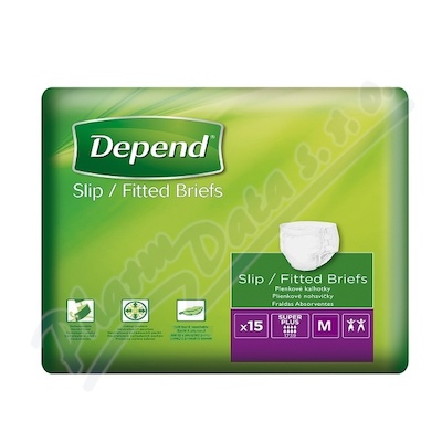 Depend Slip Super Plus inkont.kalhotky vel.M 15ks