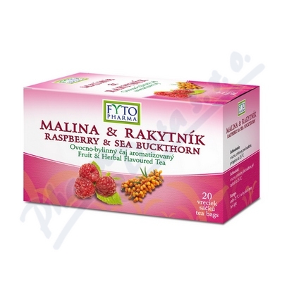 Ovocno-bylinný čaj Malina +Rakyt. 20x2g Fytopharma