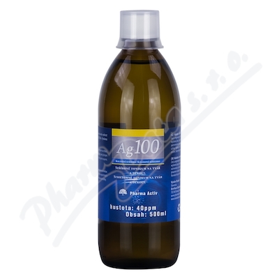 Koloidní stříbro Ag100 40ppm 500ml