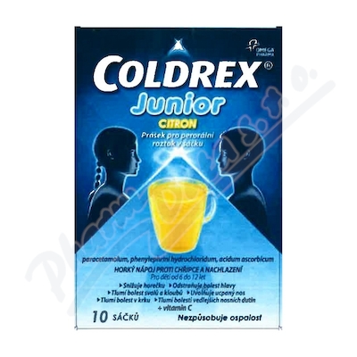 Coldrex Junior Citron 300mg/5mg/20mg scc.10 I