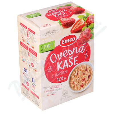 EMCO Ovesná kaše s jahodami 5x55g