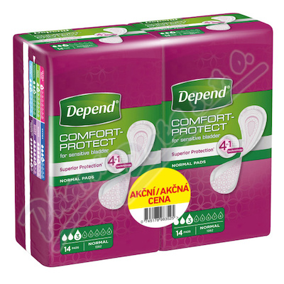 Depend Normal inkont.vložky ženy Duopack 2x14ks