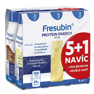 Fresubin Protein Energy Drink 200ml 5+1 navíc