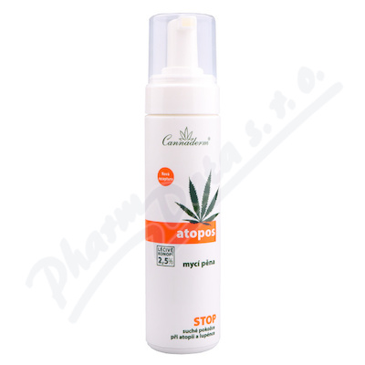 Cannaderm Atopos mycí pěna NEW 180ml