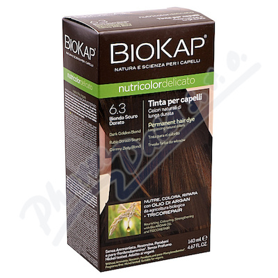 BIOKAP Barva na vlasy 6.3 Blond zlatá tmavá 140ml