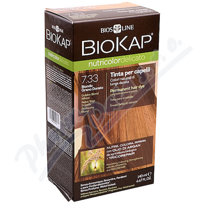 BIOKAP Barva na vlasy 7.33 Blond zl.pšenice 140ml