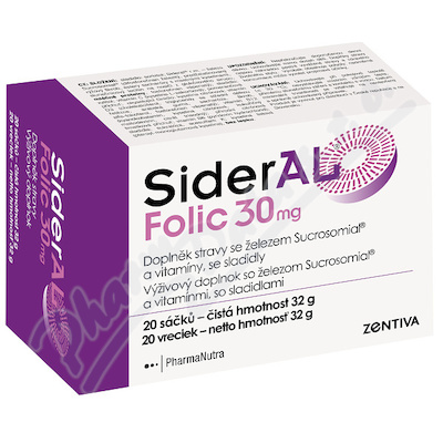 Sideral Folic 30mg 20 sáčků