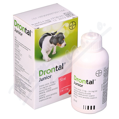 Drontal Junior psy a.u.v.sus.50ml+apl.