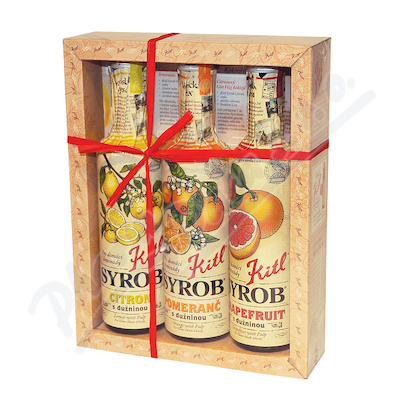 Kitl Syrob sada Citron+Pomeranč+Grep 3x500ml