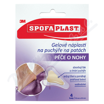 3M Spofaplast 912N Gel.nápl.puchýře na patách 4ks