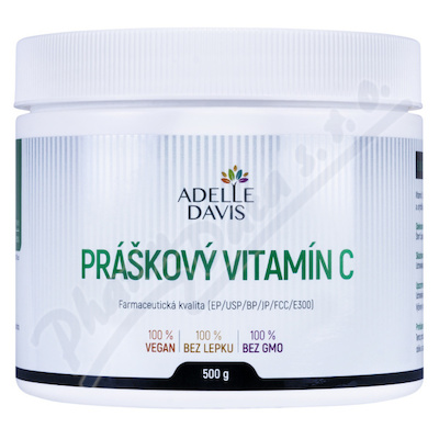 Adelle Davis Práškový vitamín C 500g