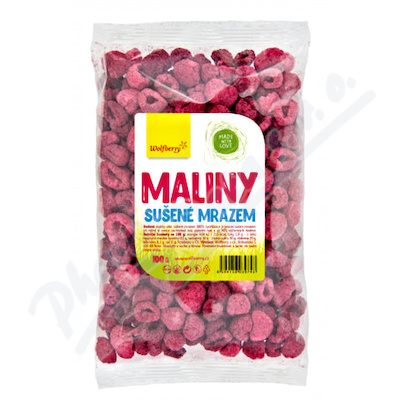 Maliny sušené mrazem 100g Wolfberry