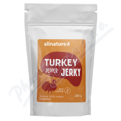 Allnature TURKEY pepper Jerky 100g