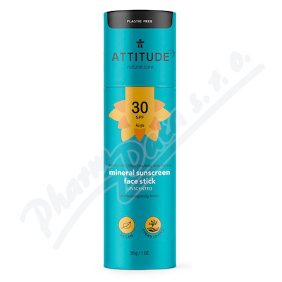 ATTITUDE Dětská ochranná tyčin.obličej SPF30 30g