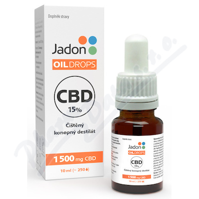 Jadon OIL DROPS konopný destilát CBD 15% 10ml