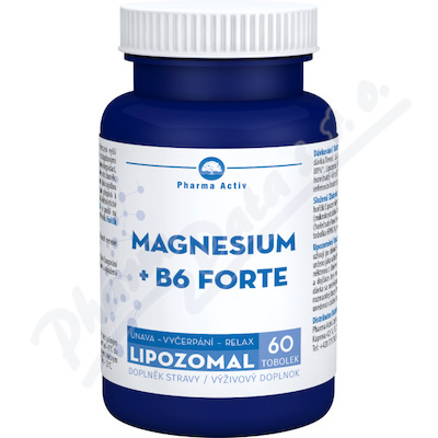 Magnesium +B6 forte lipozomal tob.60