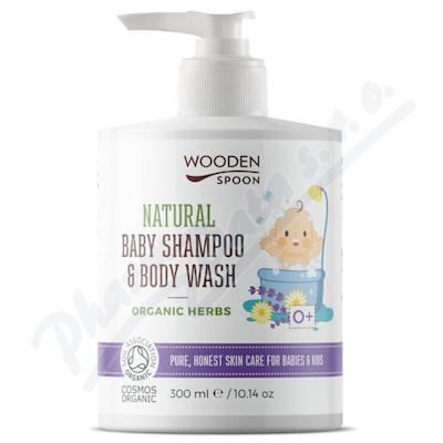 WoodenSpoon Děts.sprch.gel/šampon 2v1 byliny 300ml