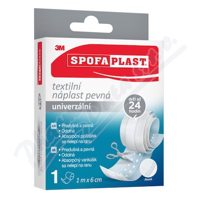 3M Spofaplast 254 Pevná textilní náplast 1mx6cm