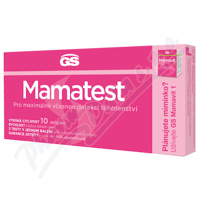 GS Mamatest Těhotenský test 2ks