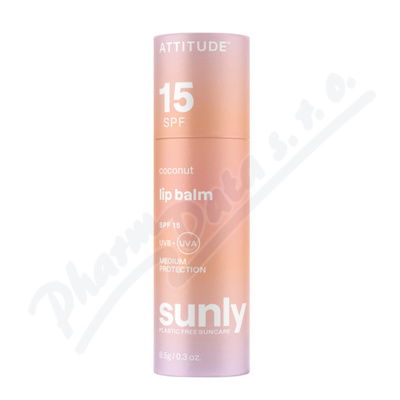 ATTITUDE Ochranný balzám na rty kokos SPF15 8.5g