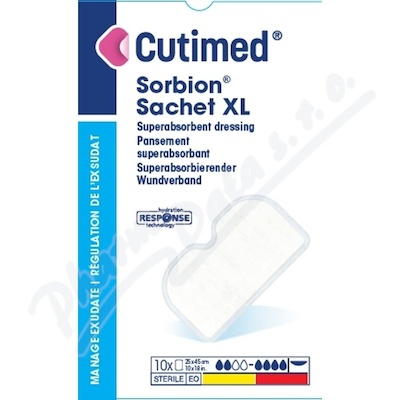 Cutimed Sorbion Sachet XL krytí ster.25x45cm 10ks