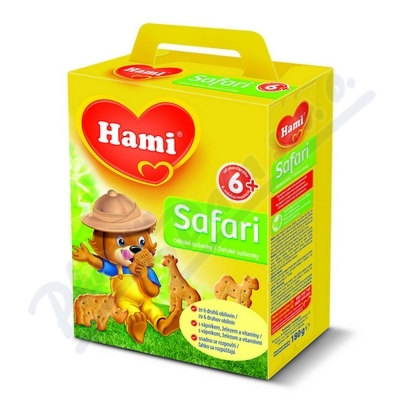 Hami Safari dětské sušenky 180g 6M+