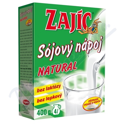 Sójový nápoj Zajíc Natural 400g